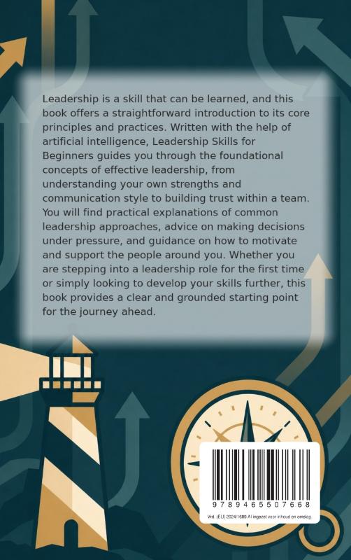 Achterkant van Leadership Skills for Beginners