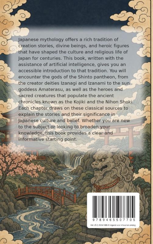 Achterkant van Japanese Mythology