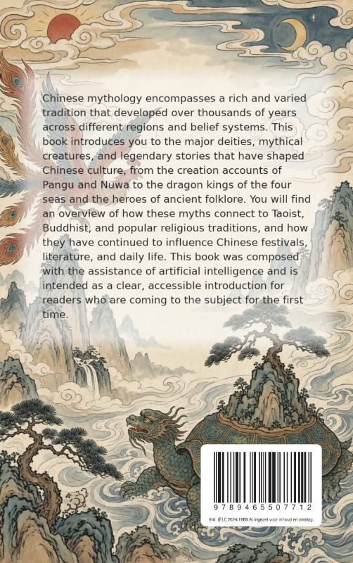 Achterkant van Chinese Mythology