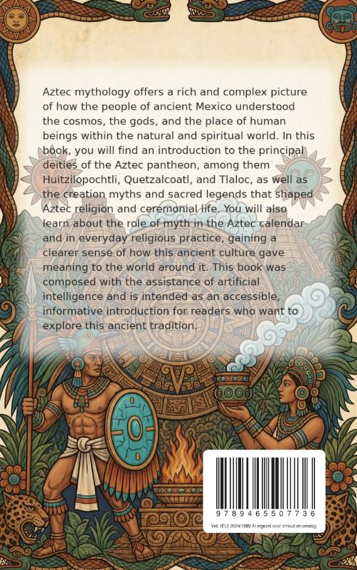 Achterkant van Aztec Mythology