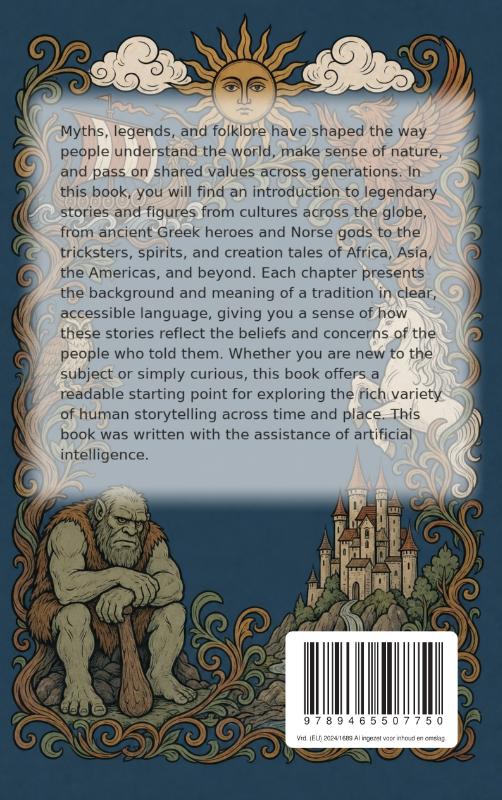 Achterkant van Discovering World Legends
