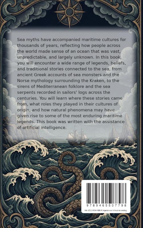 Achterkant van Sea Myths
