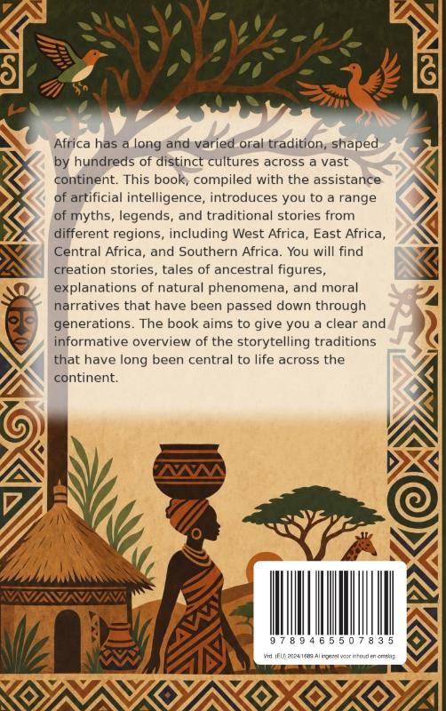 Achterkant van African Folklore