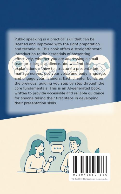 Achterkant van Presentation Skills for Beginners