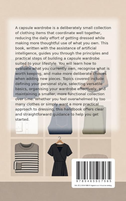 Achterkant van The Practical Handbook of Capsule Wardrobe
