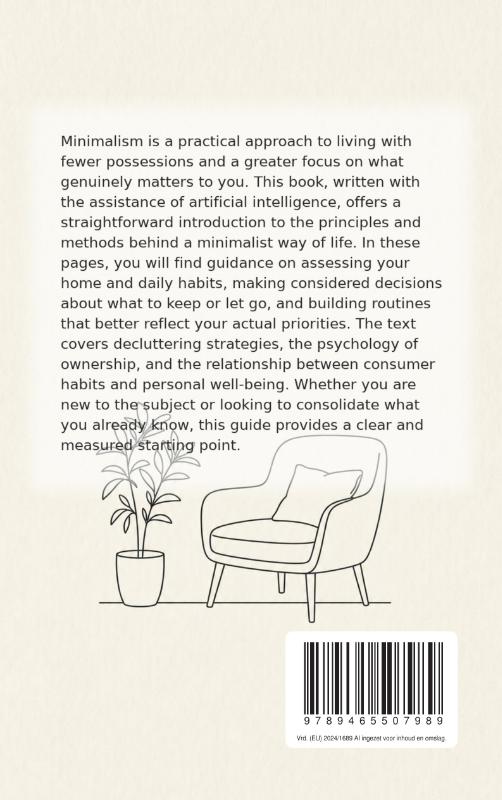 Achterkant van Minimalist Living Made Simple