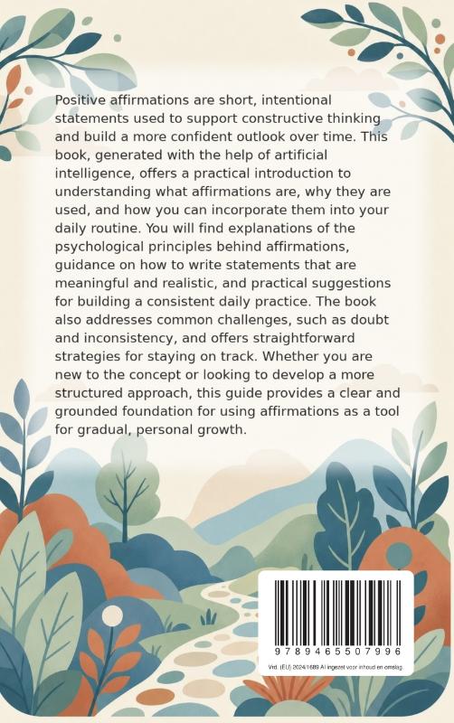 Achterkant van Finding Positive Affirmations