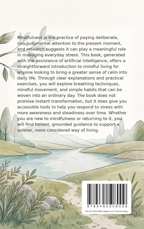 Achterkant van Everyday Mindful Living for a Calmer Mind