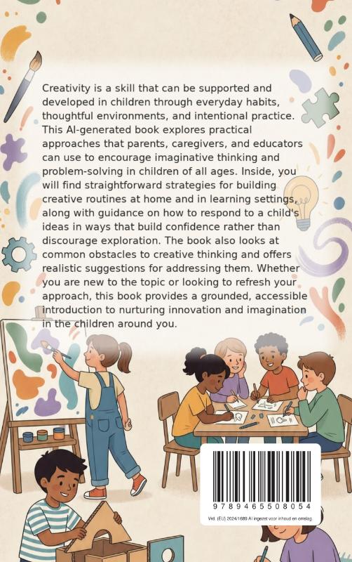 Achterkant van Encouraging Creativity in Kids