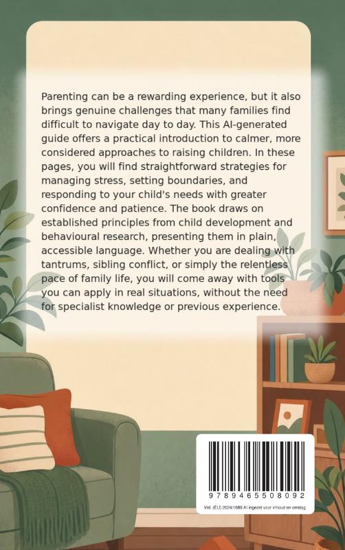 Achterkant van The Beginner's Guide to Calm Parenting