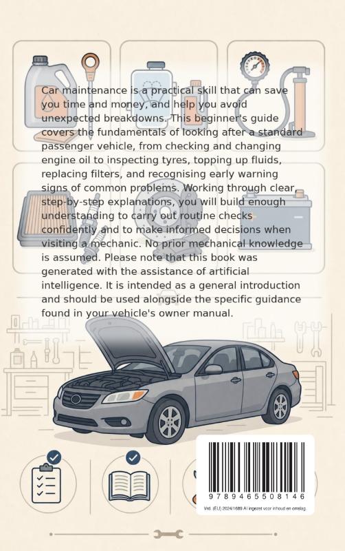 Achterkant van Getting Started with Basic Car Maintenance