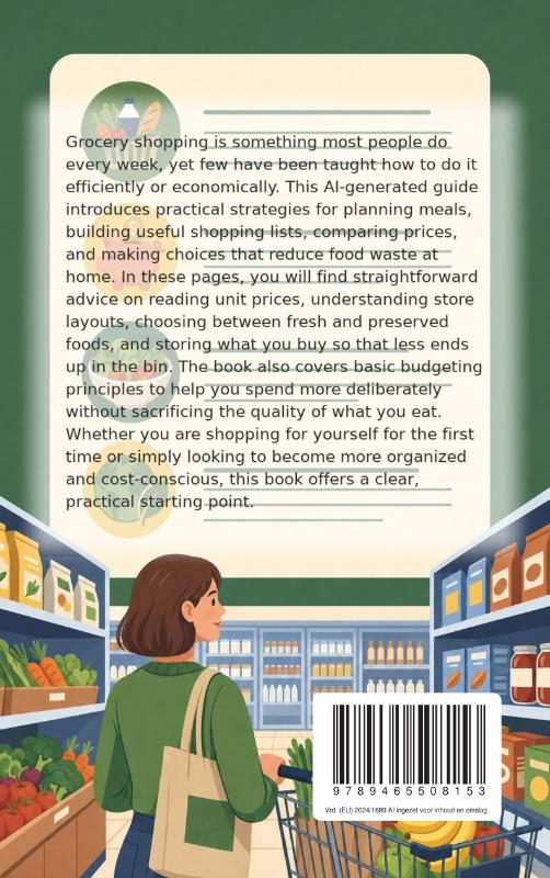 Achterkant van Smart Grocery Shopping for Beginners