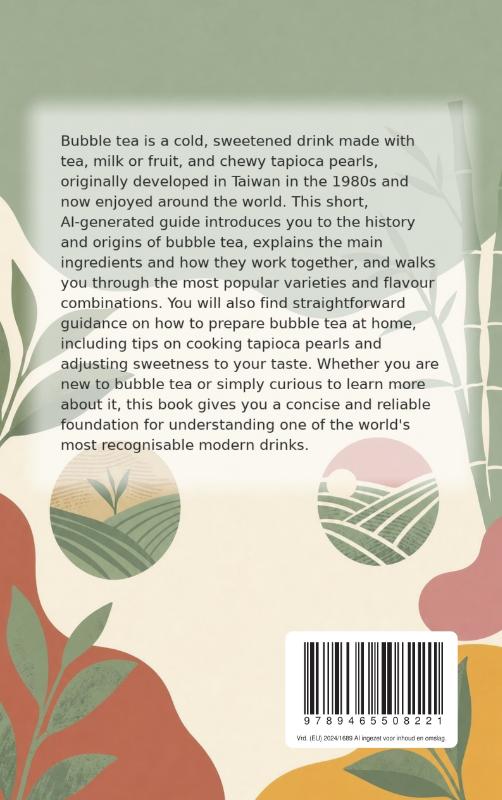 Achterkant van The Little Book of Bubble Tea