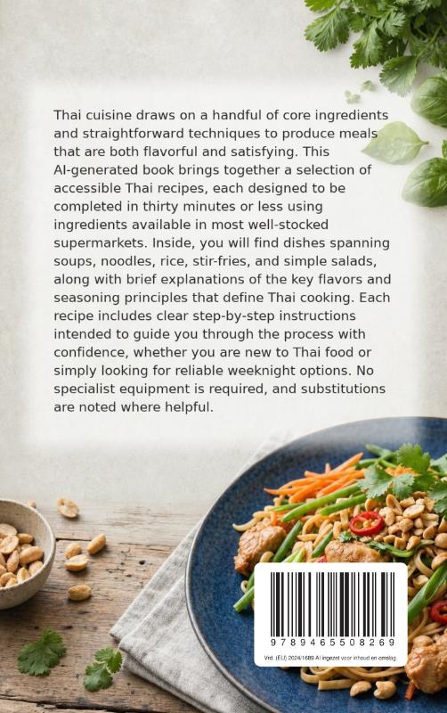 Achterkant van Quick and Simple Thai Meals