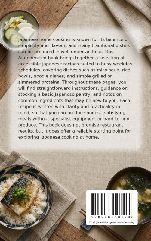 Achterkant van Quick and Simple Japanese Meals