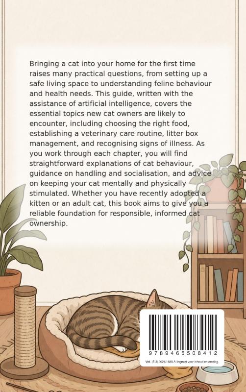 Achterkant van The Beginner's Guide to Cat Care