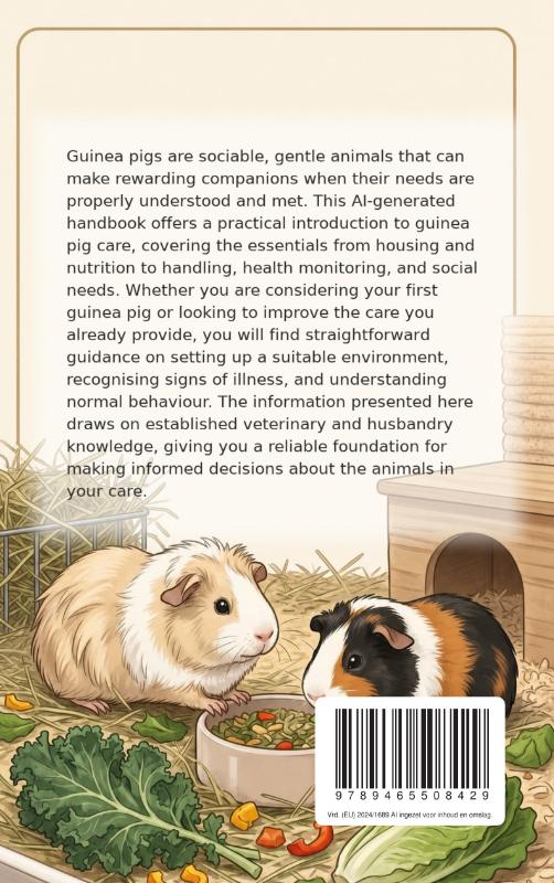 Achterkant van The Complete Guinea Pig Care Handbook