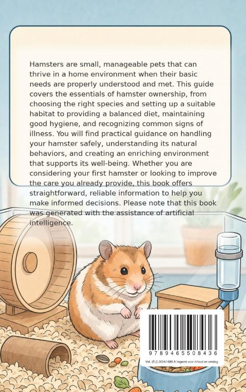 Achterkant van Hamster Care Made Simple