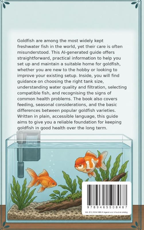 Achterkant van Goldfish Care Made Simple