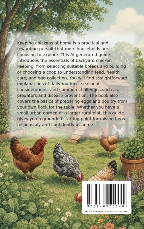 Achterkant van The Beginner's Guide to Chicken Keeping