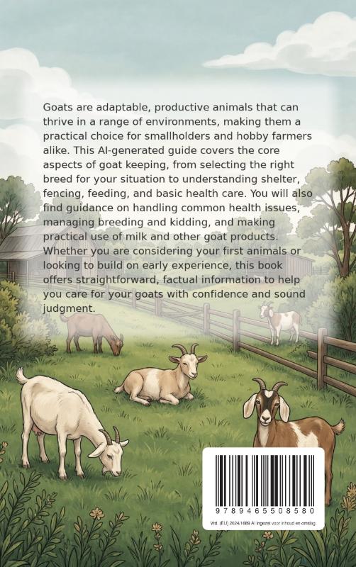 Achterkant van Goat Keeping Made Simple