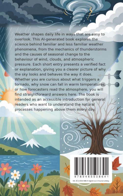 Achterkant van Did You Know? Facts About Weather