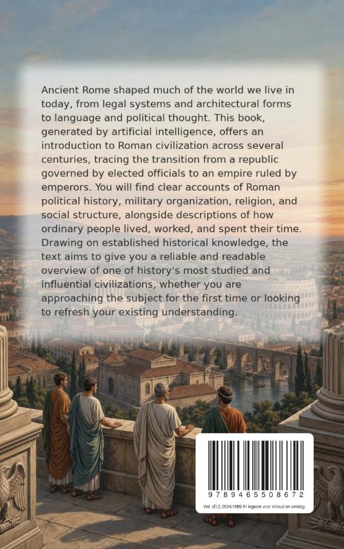 Achterkant van The Fascinating World of Ancient Rome