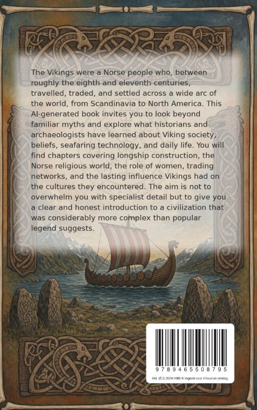 Achterkant van Discovering the Vikings