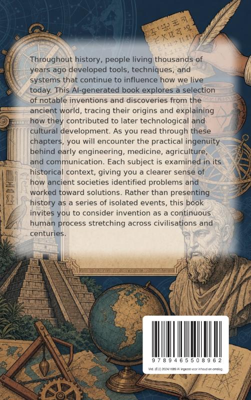 Achterkant van Ancient Inventions