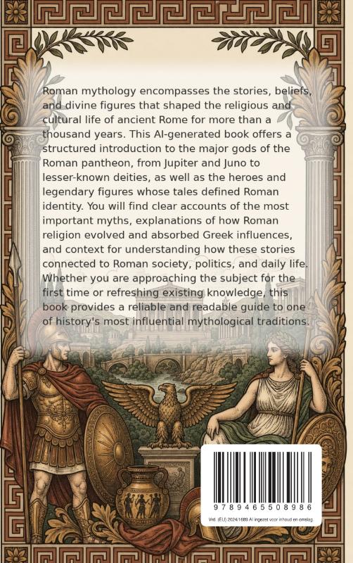 Achterkant van Roman Mythology