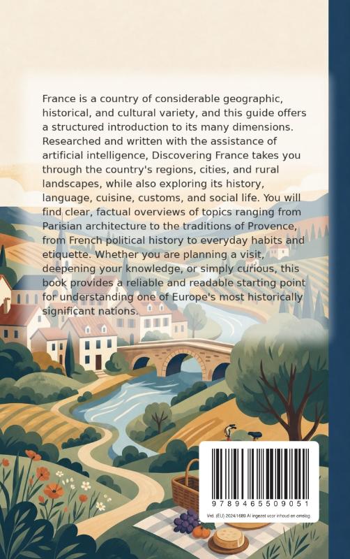 Achterkant van Discovering France
