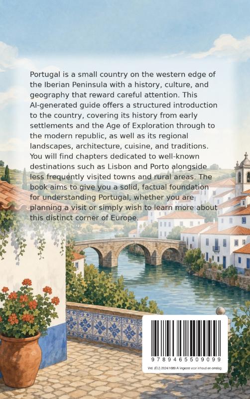 Achterkant van Discovering Portugal