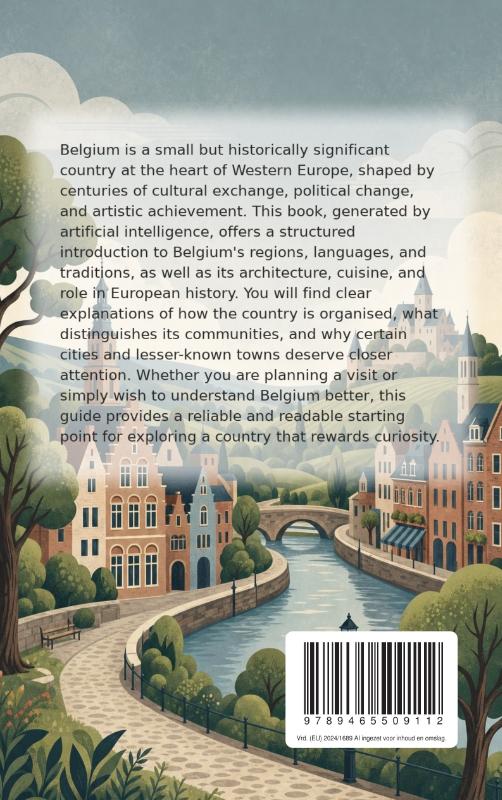 Achterkant van Discovering Belgium