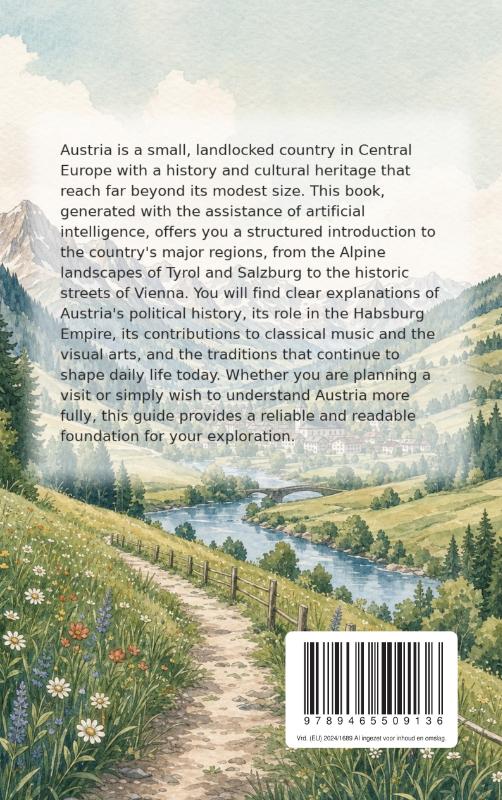 Achterkant van Discovering Austria