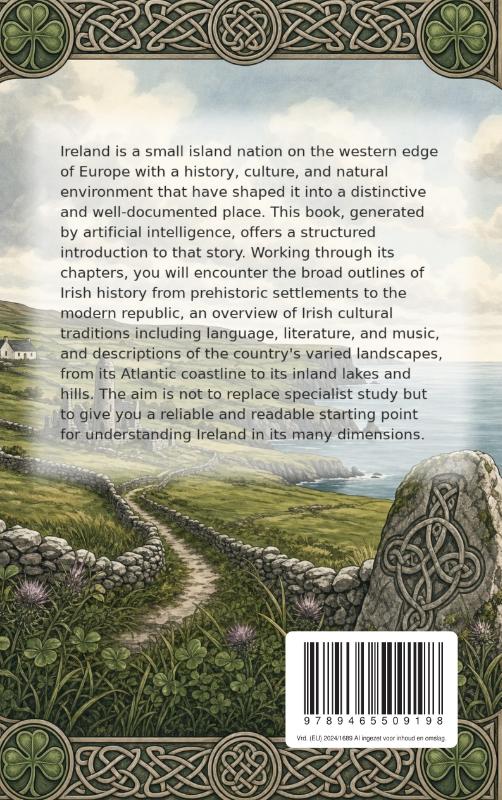 Achterkant van Discovering Ireland