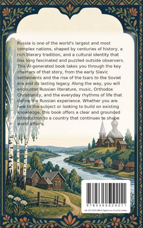 Achterkant van Discovering Russia