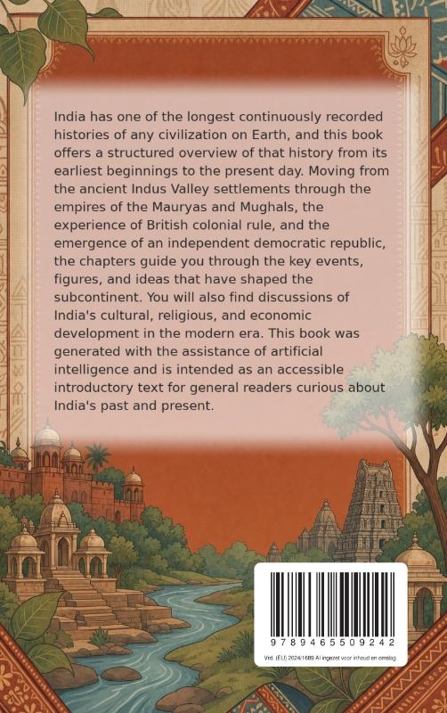 Achterkant van The Fascinating Story of India