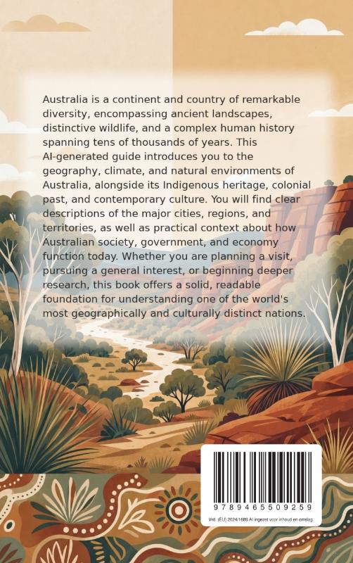 Achterkant van Discovering Australia