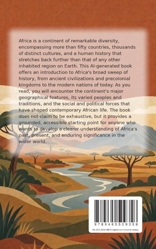 Achterkant van Discovering Africa