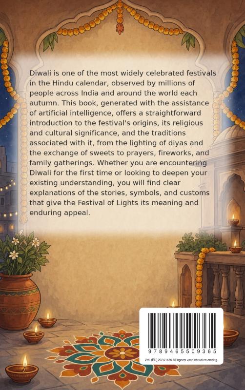 Achterkant van Discovering Diwali