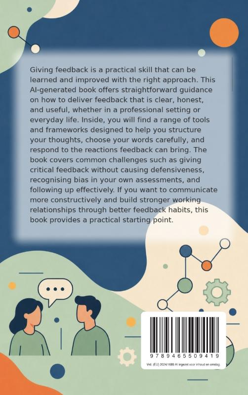 Achterkant van Giving Feedback Made Simple