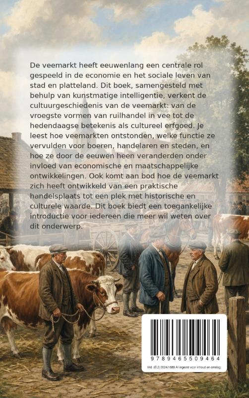 Achterkant van De cultuurgeschiedenis van de veemarkt