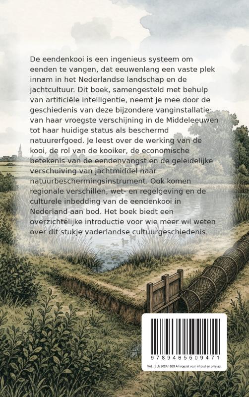 Achterkant van De cultuurgeschiedenis van de eendenkooi