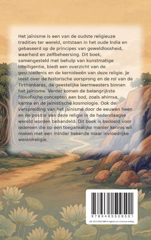 Achterkant van De geschiedenis van het jaïnisme