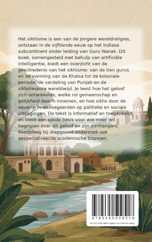 Achterkant van De geschiedenis van het sikhisme