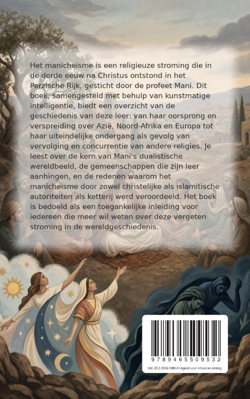 Achterkant van De geschiedenis van het manicheisme
