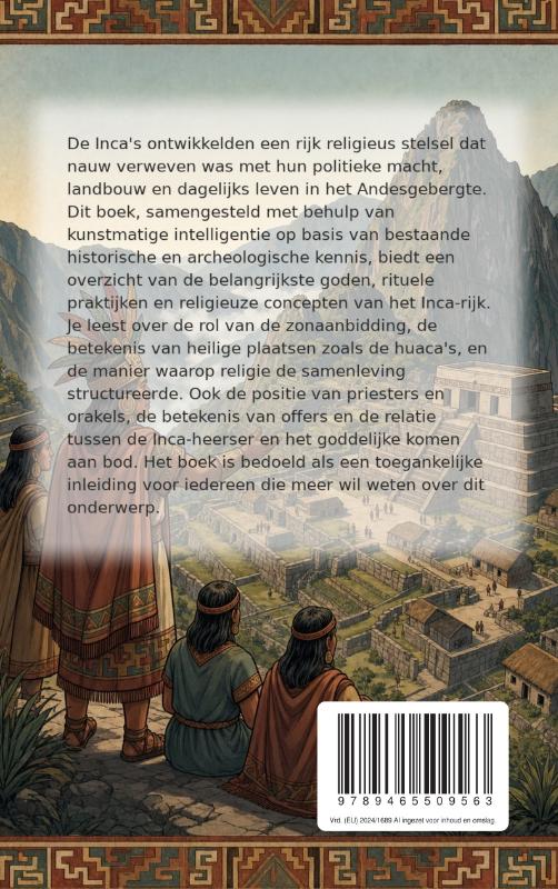 Achterkant van De geschiedenis van de Inca-religie