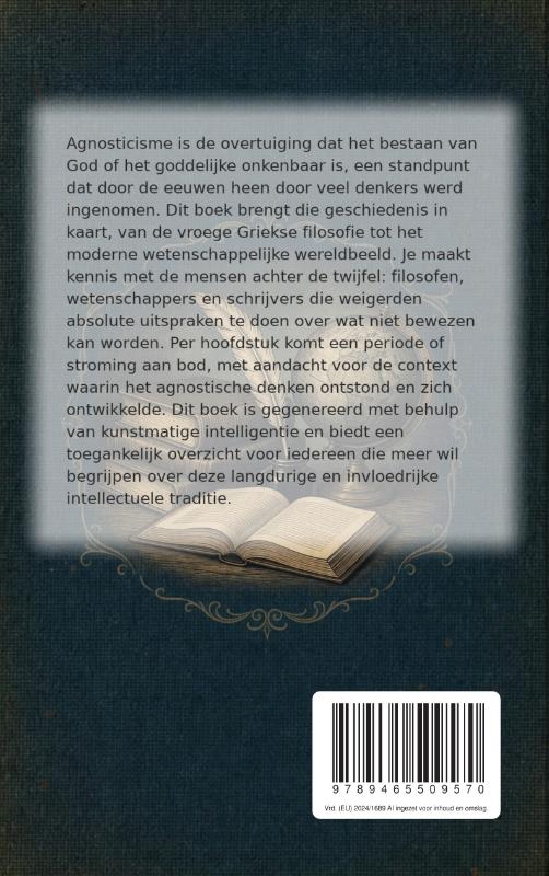 Achterkant van De geschiedenis van het agnosticisme