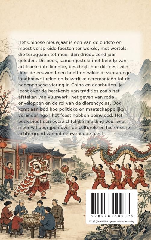 Achterkant van De geschiedenis van het Chinese nieuwjaar