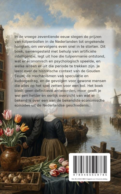 Achterkant van De tulpenmanie verklaard